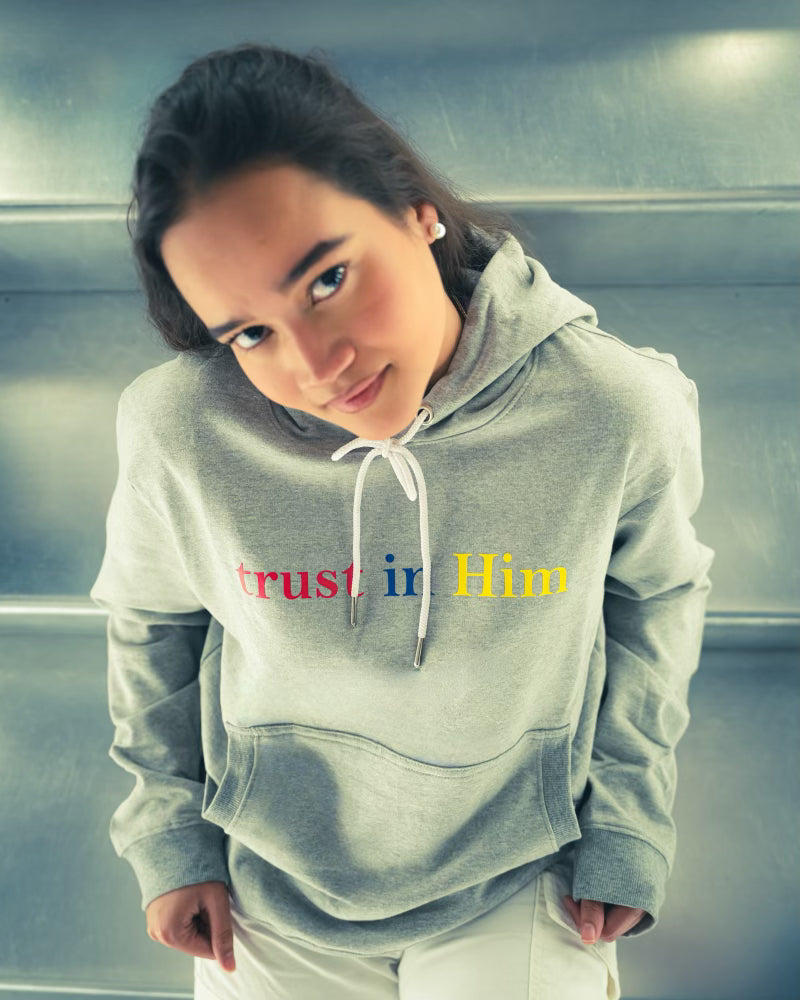 Trust in Him | Oversized hoodie